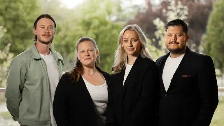 Bild på hela teamet redcarpet